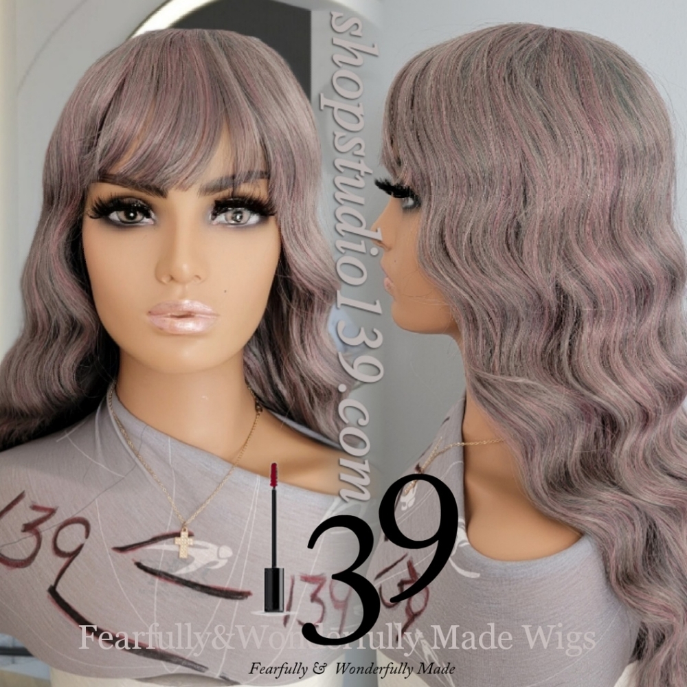 Sexy human hair bangs wig - Picture 4 of 4
